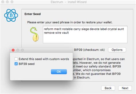 Ethereum: Is the Electrum seed compatible with other wallets?
